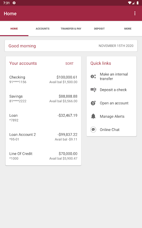 VCNB Mobile Banking app screenshot 8