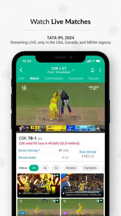 Virat Cricket app screenshot 2