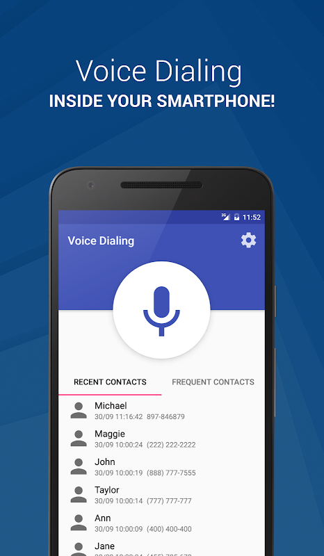 Voice Call Dialer app screenshot 1