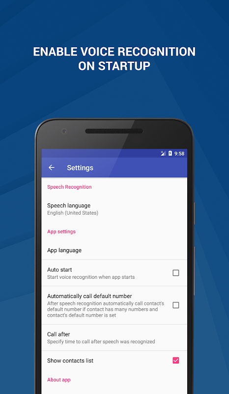 Voice Call Dialer app screenshot 5