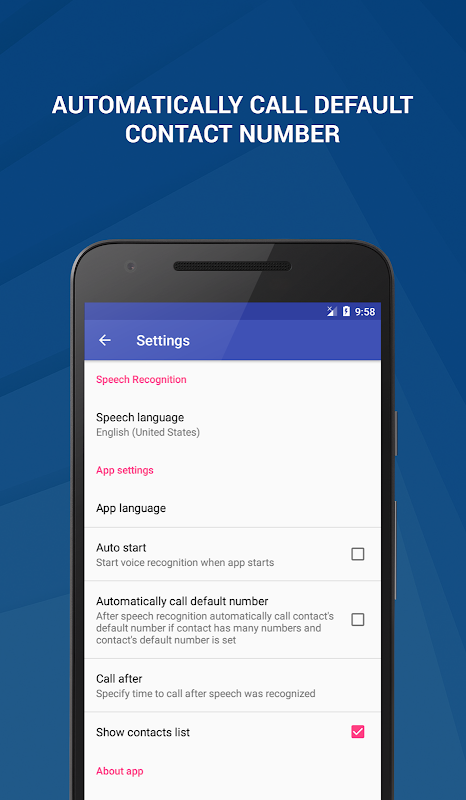 Voice Call Dialer app screenshot 6