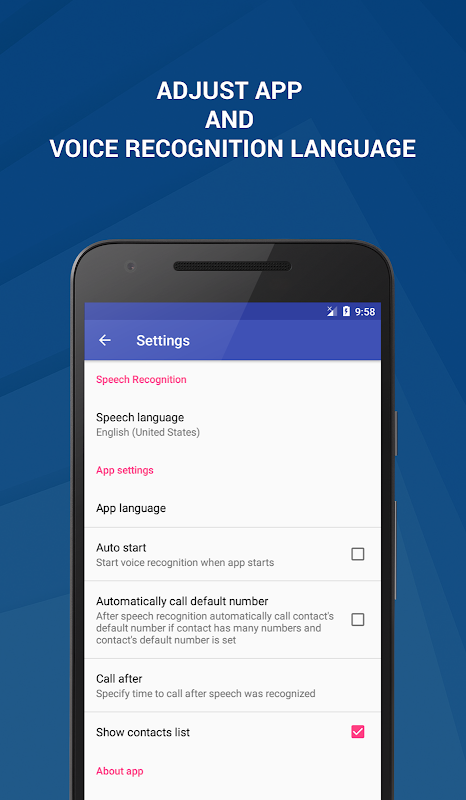 Voice Call Dialer app screenshot 7