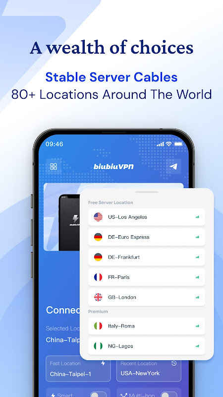 VPN – biubiuVPN Fast & Secure app screenshot 2