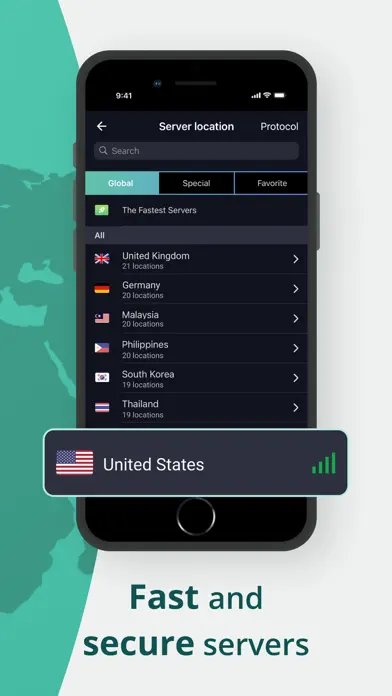 VPN Speed app screenshot 2