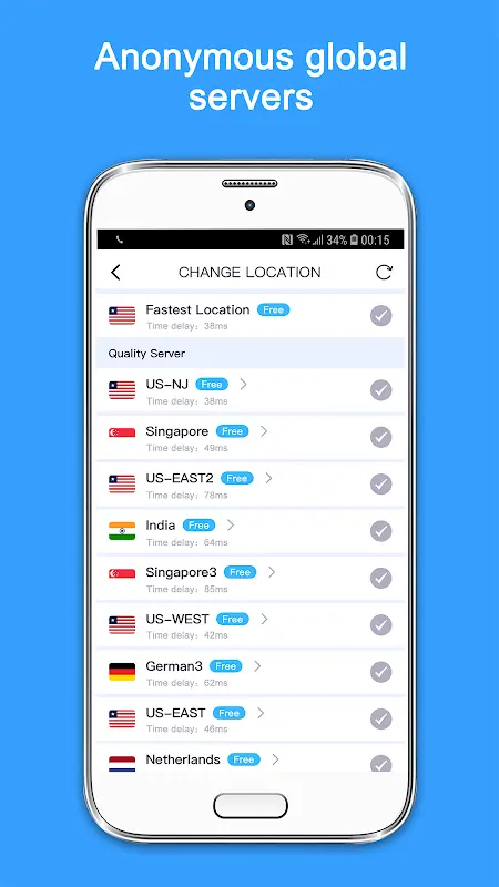 VPN – Super Unlimited Proxy app screenshot 1