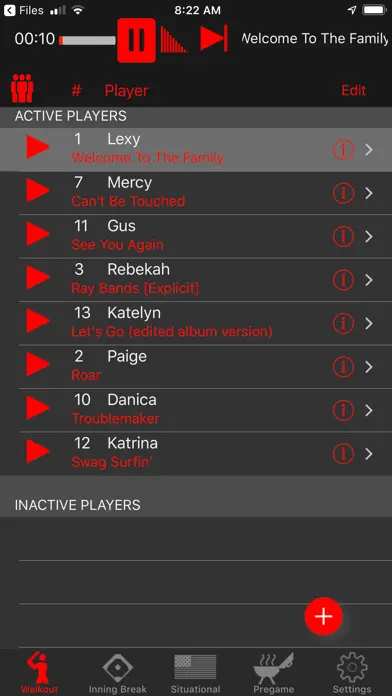 Walkout Song DJ app screenshot 2