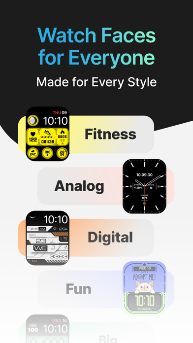 Watch Faces – Pujie – Wear OS app screenshot 3