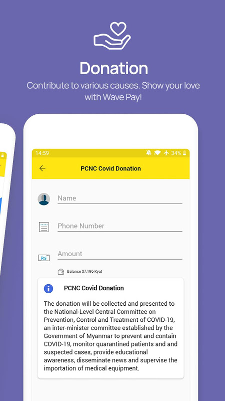 WavePay APP by Wave Money app screenshot 2