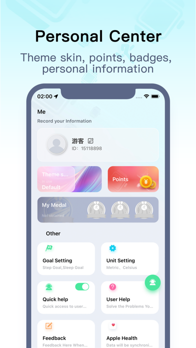 Wearfit Pro app screenshot 2