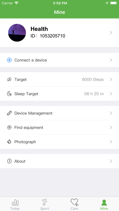 WearHealth app screenshot 4