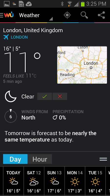 Weather data & microclimate app screenshot 1