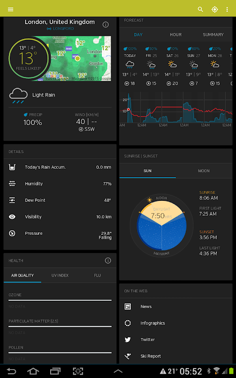 Weather data & microclimate app screenshot 5