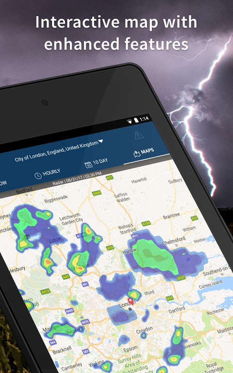 WeatherBug app screenshot 2