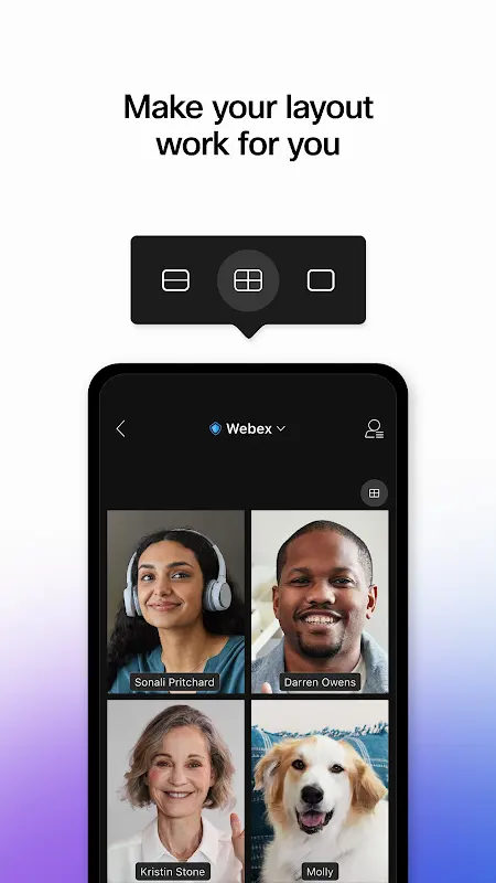 Webex Meetings app screenshot 3