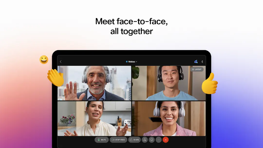 Webex Meetings app screenshot 6