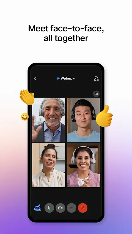 Webex Meetings app screenshot 8