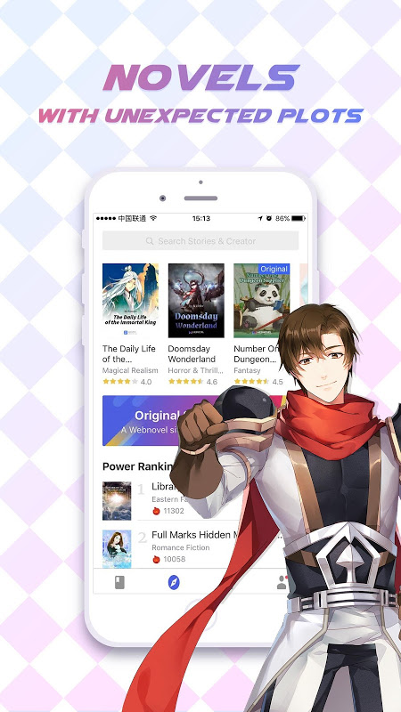 WebNovel app screenshot 1
