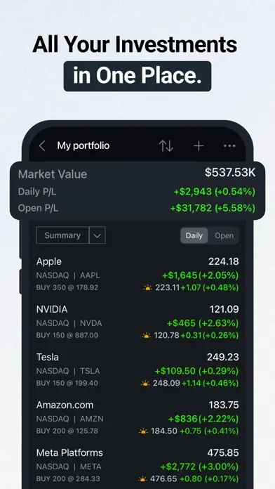 Webull: Investing app screenshot 2