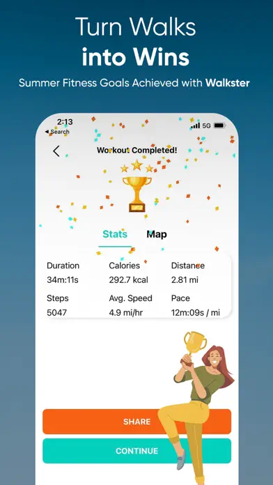 Weight Loss Walking: WalkFit app screenshot 5
