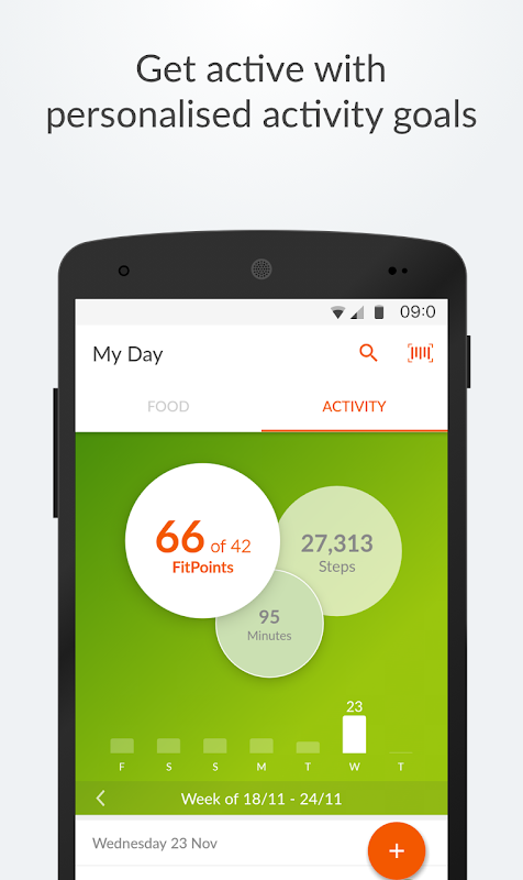 WeightWatchers app screenshot 2