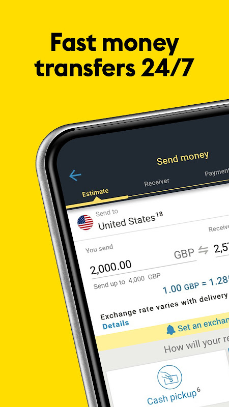 Western Union Money Transfer app screenshot 4