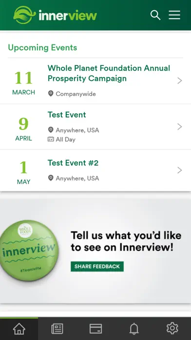 WFM Innerview app screenshot 3
