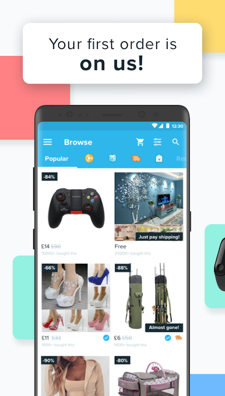 Wish app screenshot 1
