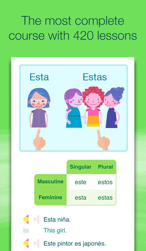 Wlingua – Learn Spanish app screenshot 2