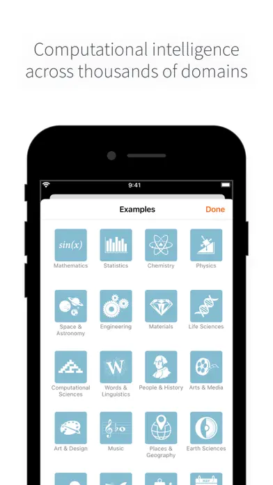 WolframAlpha Classic app screenshot 1