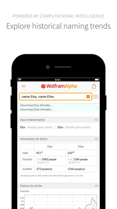 WolframAlpha Classic app screenshot 4