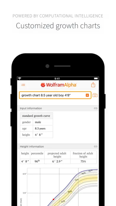 WolframAlpha Classic app screenshot 5