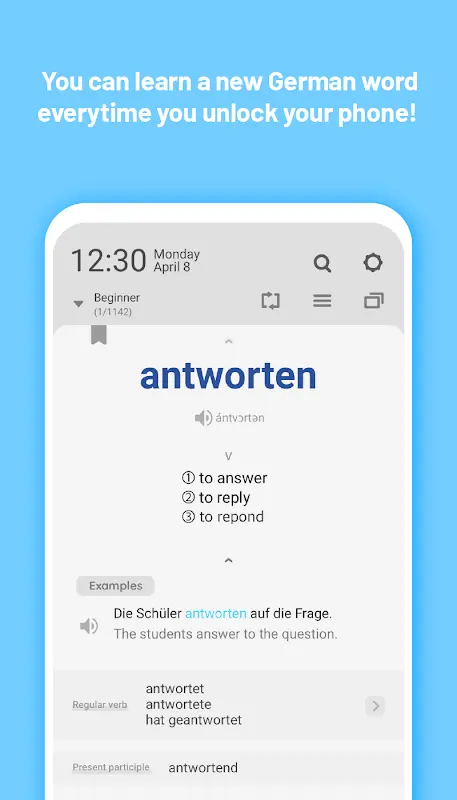 WordBit German (for English) app screenshot 3