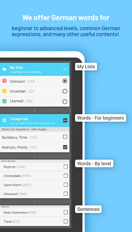 WordBit German (for English) app screenshot 8