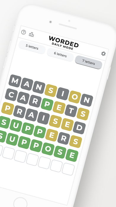 Worde – Daily & Unlimited app screenshot 2