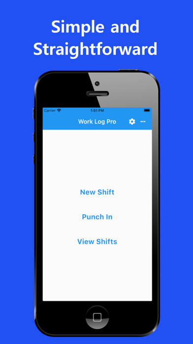 Work Log Pro app screenshot 1
