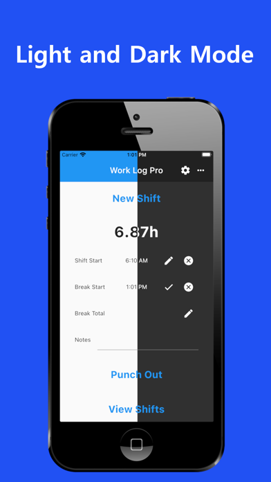 Work Log Pro app screenshot 3