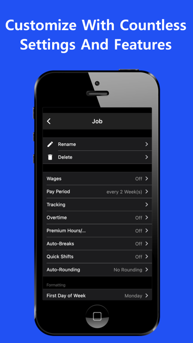 Work Log Pro app screenshot 5