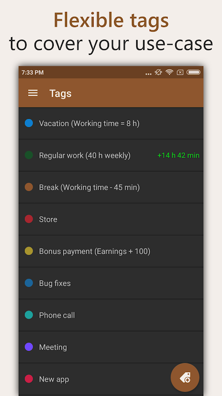 WorkingHours – Time Tracking app screenshot 6