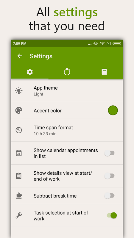 WorkingHours – Time Tracking app screenshot 7