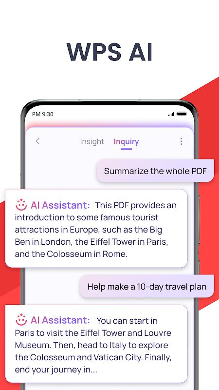 WPS Office app screenshot 1