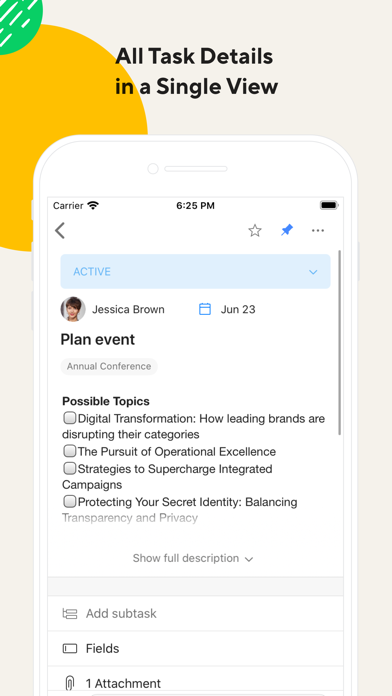 Wrike – Work As One app screenshot 4