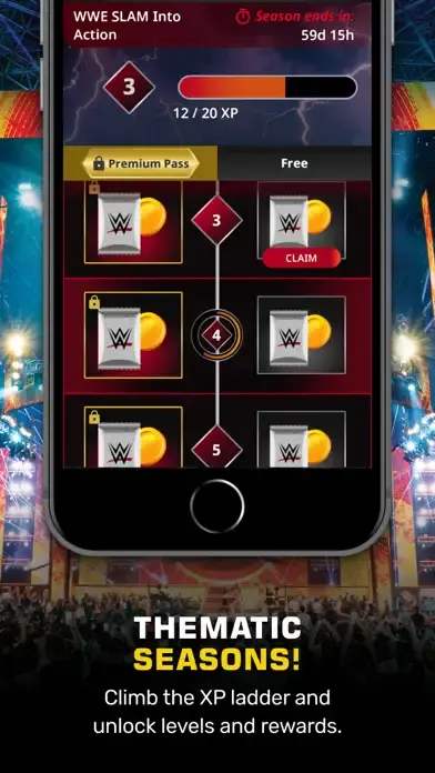 WWE SuperCard – Battle Cards app screenshot 2