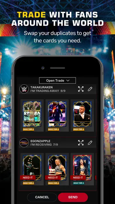 WWE SuperCard – Battle Cards app screenshot 3