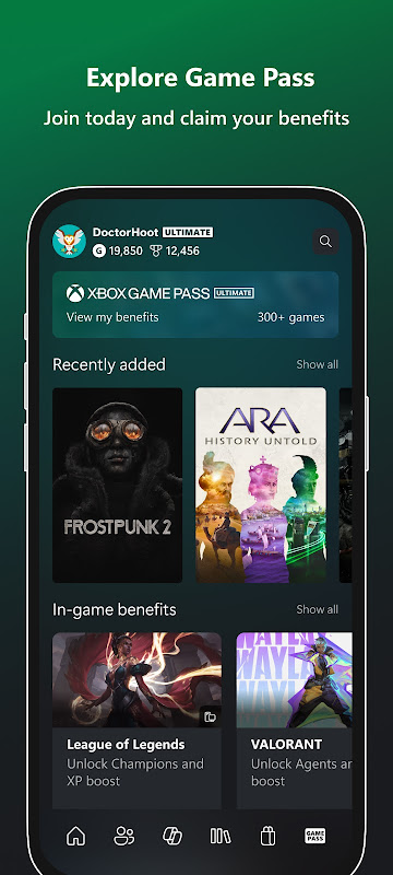 Xbox app screenshot 3
