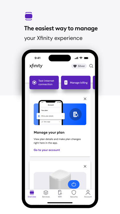 Xfinity Mobile app screenshot 1