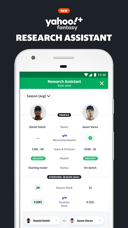 Yahoo Fantasy Sports & Daily app screenshot 5