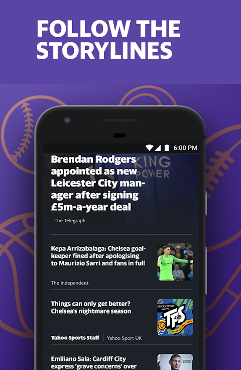 Yahoo Sports app screenshot 1