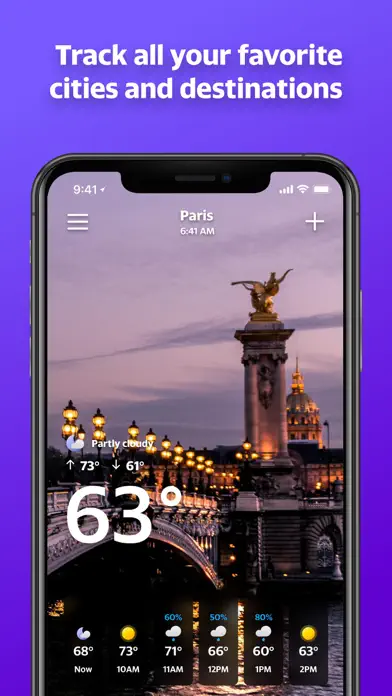 Yahoo Weather app screenshot 4