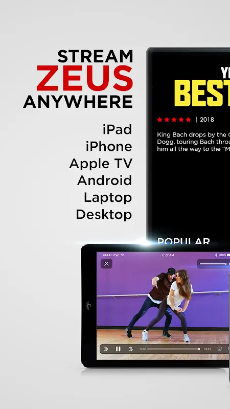 Zeus app screenshot 2