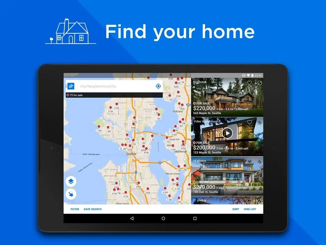 Zillow: Homes For Sale & Rent app screenshot 1